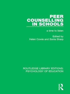 cover image of Peer Counselling in Schools
